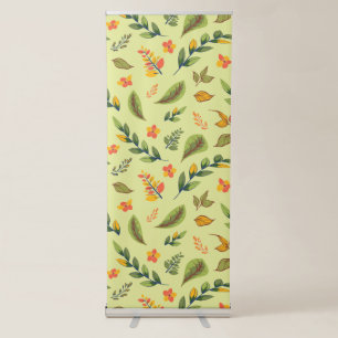 Flower Design Series 3 Retractable Banner