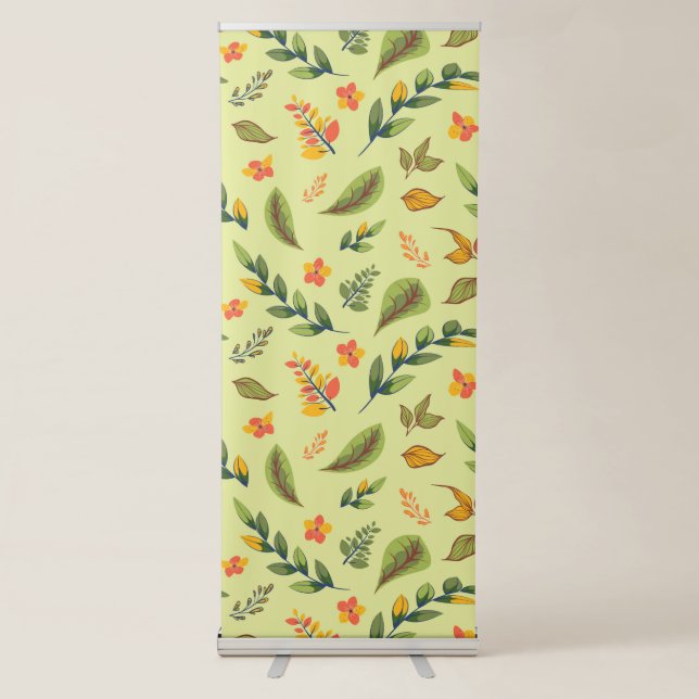 Flower Design Series 3 Retractable Banner (Front)