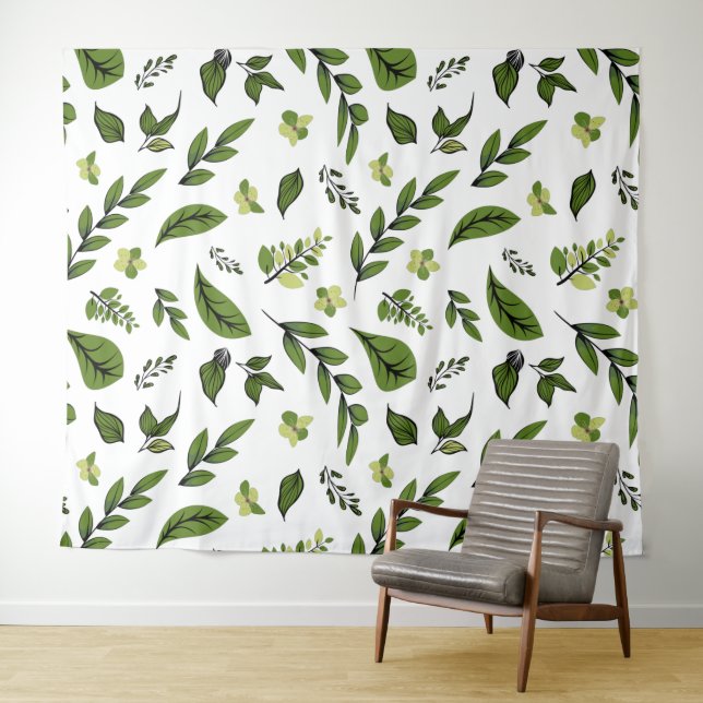 Flower Design Series 4 Tapestry (In Situ (Horizontal))