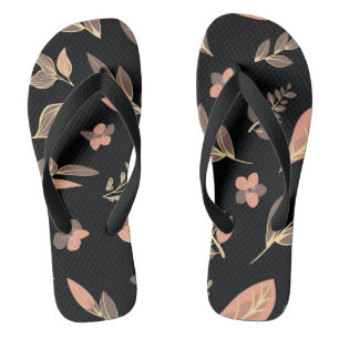 Flower Design Series Flip Flops