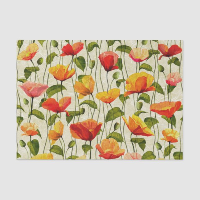 Flower Design  Tissue Paper (Front)