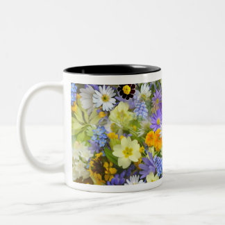 flower designed mugs