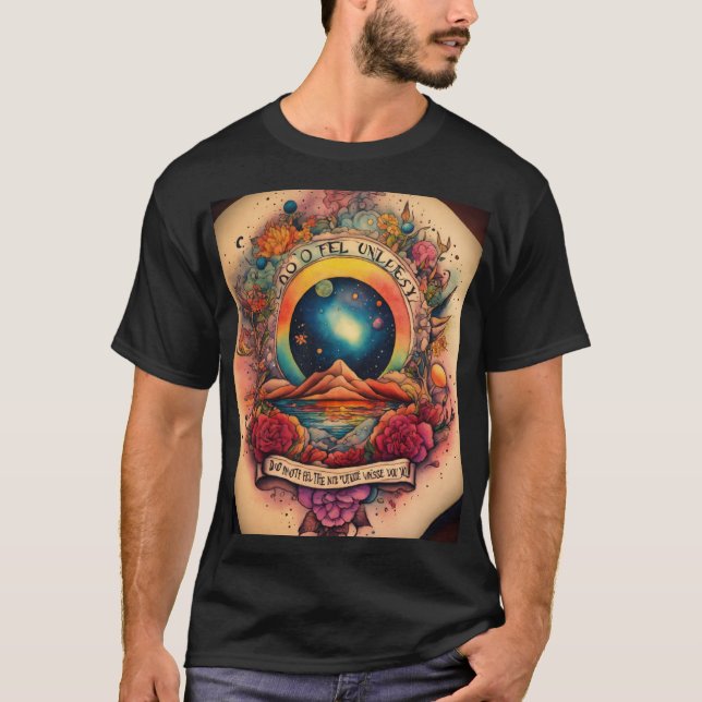 Flower designs on Tshirts  (Front)