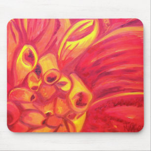 Flower detail mouse mat