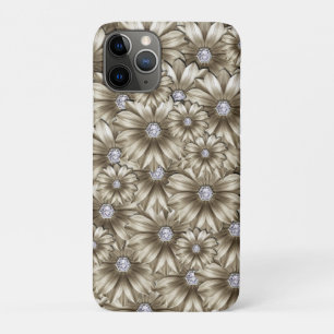 Flower Diamonds iPhone Case