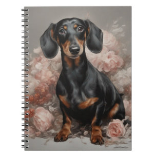 Flower Dog Breed Portraits 2 Notebook
