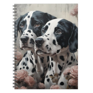 Flower Dog Breed Portraits 4 Notebook