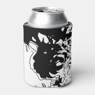 Flower Doodle Can Cooler