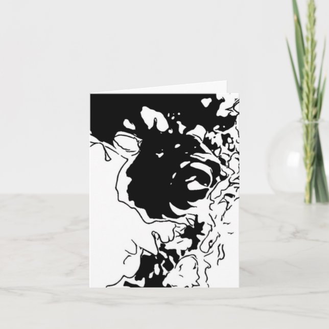 Flower Doodle Card (Front)