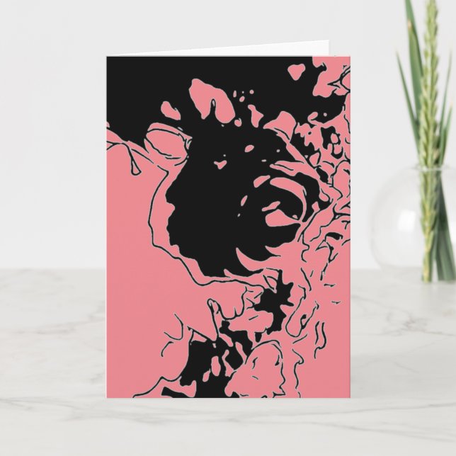 Flower Doodle Card (Front)
