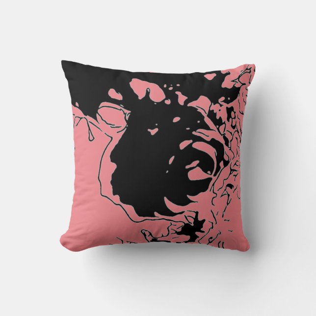 Flower Doodle Cushion (Front)