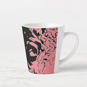 Flower Doodle Latte Mug