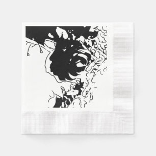 Flower Doodle Napkin