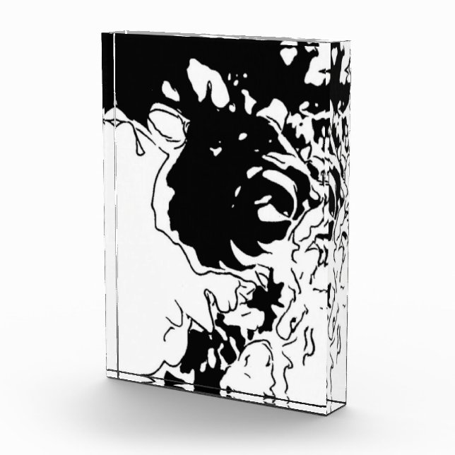 Flower Doodle Photo Block (Right)