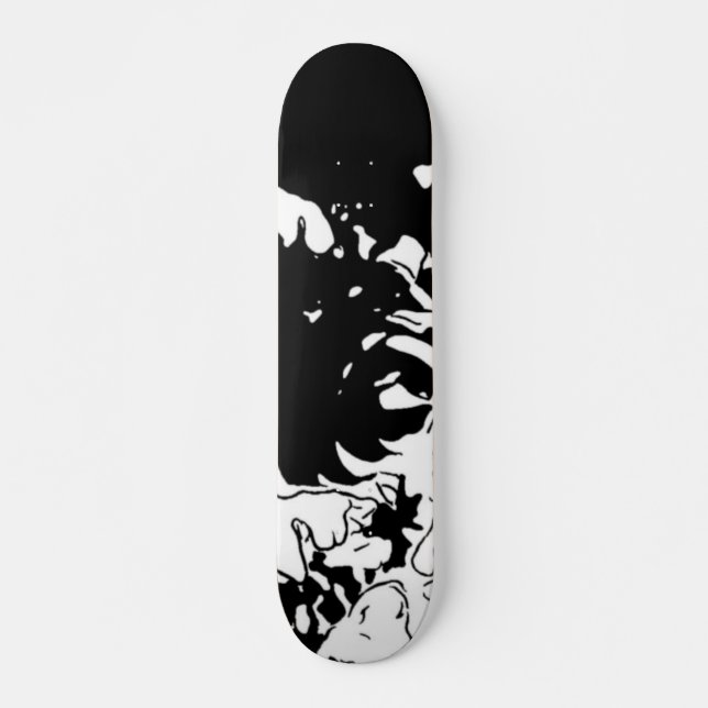 Flower Doodle Skateboard (Front)