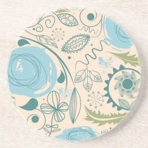 Flower Doodles Coaster