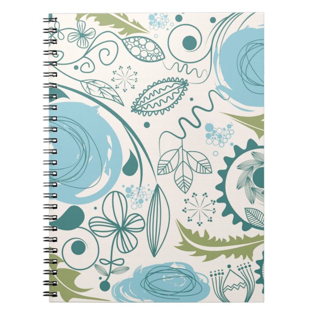 Flower Doodles Notebook (Front)