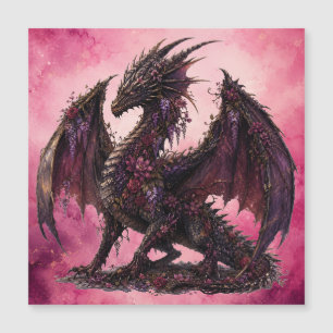 Flower Dragon Botanical Fantasy Dragon