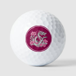 Flower Dragon Golf Ball