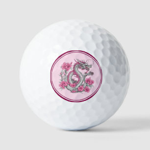Flower Dragon Golf Ball