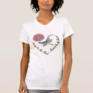 Flower, Dragonfly, Quote, Love T-Shirt