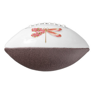 Flower dragonfly with jewellery sakura american football