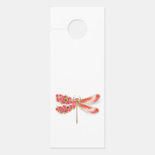 Flower dragonfly with jewellery sakura door hanger