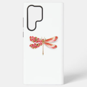 Flower dragonfly with jewellery sakura samsung galaxy case