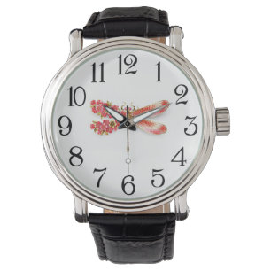 Flower dragonfly with jewellery sakura watch