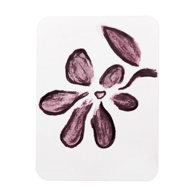 Flower drawing magnet (Vertical)