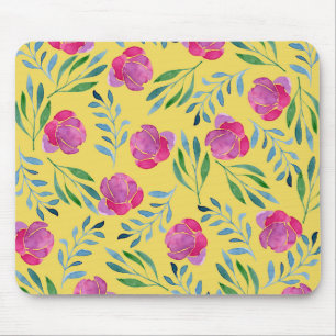 Flower Drawings Easy Mouse Mat