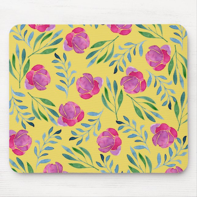 Flower Drawings Easy Mouse Mat (Front)