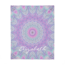 Flower Dream Pastel Mandala by JoMazArt