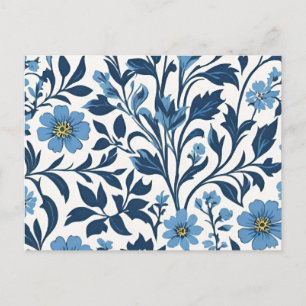 Flower Duet Holiday Postcard