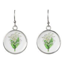 Flower Earrings Lily of the Valley
