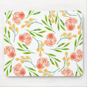 Flower Earrings Mouse Mat