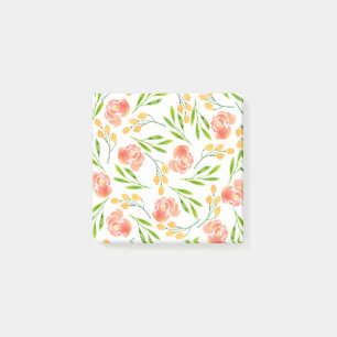 Flower Earrings Post-it Notes