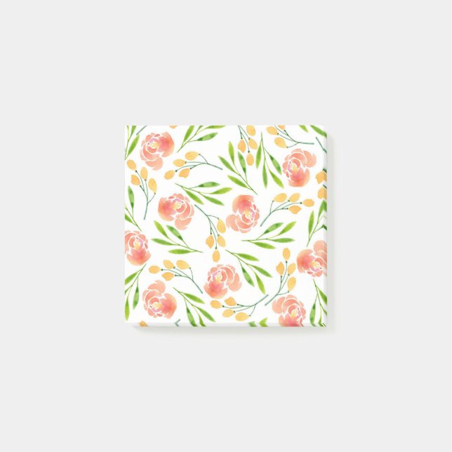 Flower Earrings Post-it Notes (Front)
