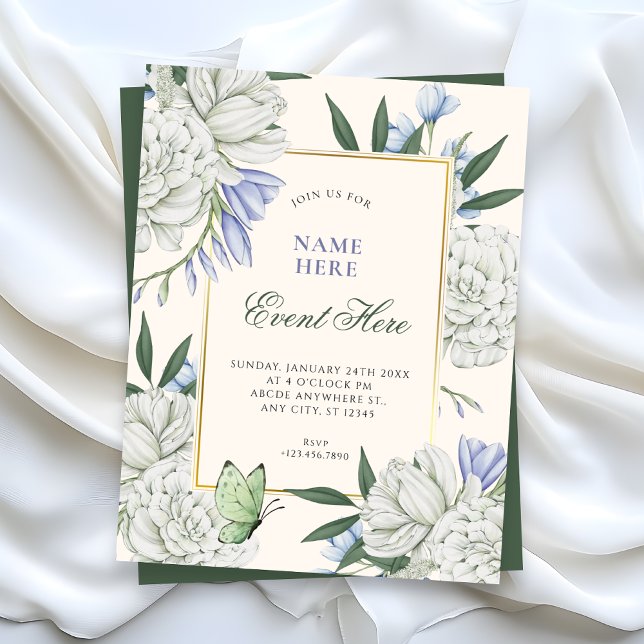 Flower elegant invitation (Creator Uploaded)