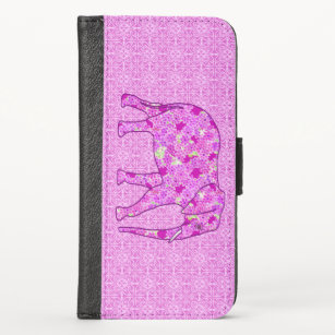Flower elephant - orchid and magenta case