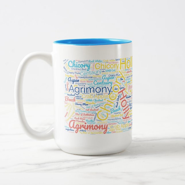 Flower Essence’s lover perfect gift Two-Tone Coffee Mug (Left)