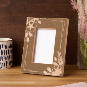Flower  etched frames