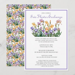 Flower Exchange Iris Bulbs Invitation