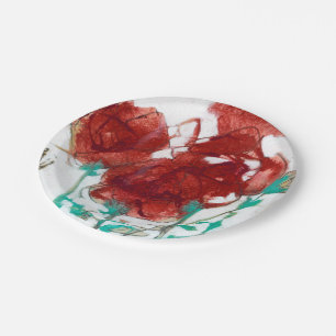 Flower Expression I Paper Plate