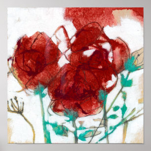 Flower Expression I Poster