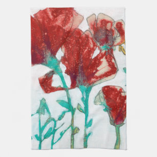 Flower Expression II Tea Towel