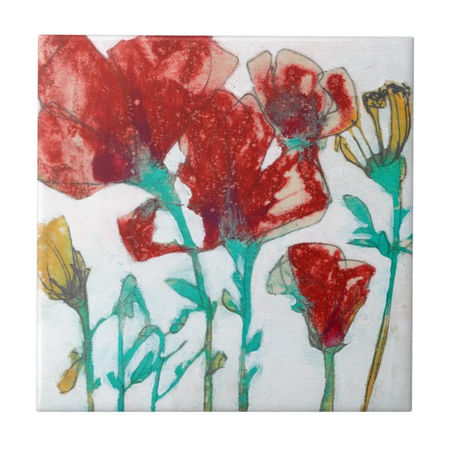 Flower Expression II Tile (Front)