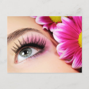 Flower eye postcard