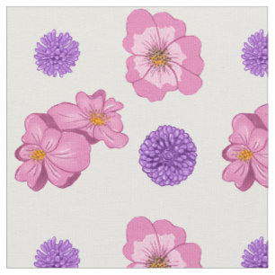 Flower Fabric and Crafting Pattern