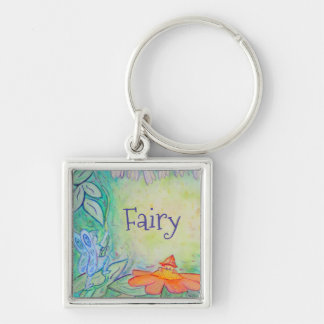 Flower Fairies Garden Art Custom Keychains
